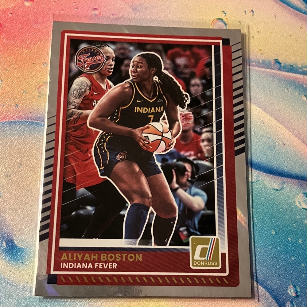 Aliyah Boston WNBA Basketball Card Indiana Fever Donruss 2025